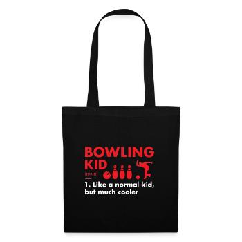 Sport Kid Définition Bowling - Sac en tissu - noir - Devant