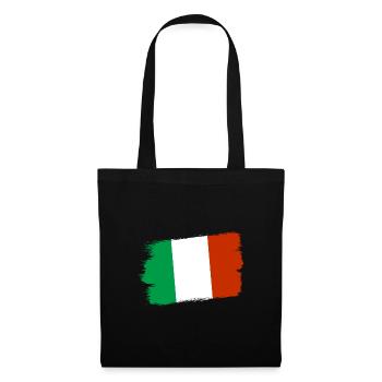 Italy Flag Vintage Italian Flag Used Look - Tote Bag - black - Front