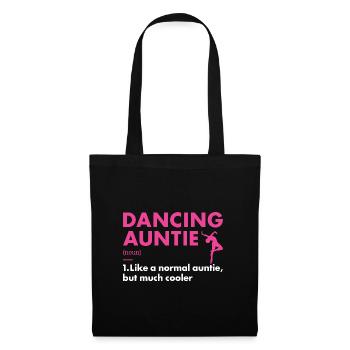 Dancer Auntie Definition Dancing - Stoffbeutel - Schwarz - Vorne