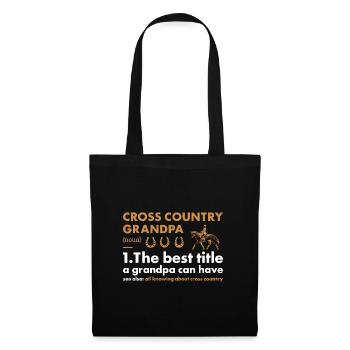 Rider Grandpa Definition Cross Country - Tote Bag - black - Front