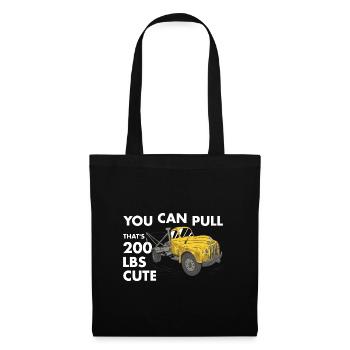 You Can Pull 200 Pounds That's Cute Tow Truck - Tote Bag - black - Front