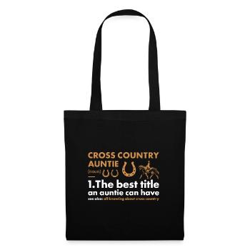 Rider Auntie Definition Cross Country - Tote Bag - black - Front