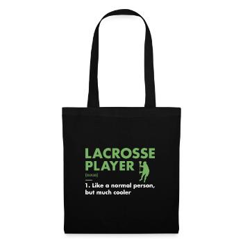 Définition du joueur de sport La crosse - Sac en tissu - noir - Devant