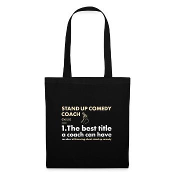 Comedian Coach Definition Stand Up Comedy - Tote Bag - black - Front