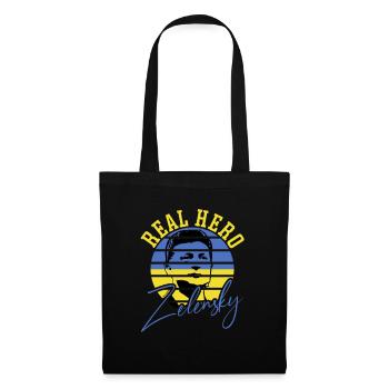 Véritable héros Zelensky - Sac en tissu - noir - Devant