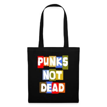 PUNKS NOT DEAD Punk Rock Punk Rocker Streetpunk - Sac en tissu - noir - Devant
