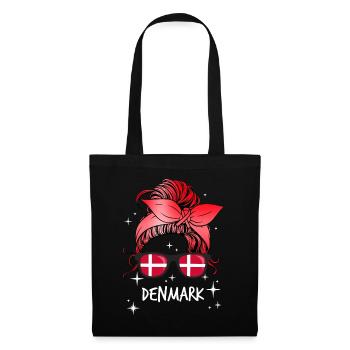 Danemark - Sac en tissu - noir - Devant