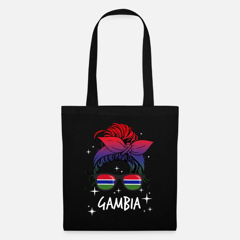 Gambia - Stoffbeutel - Schwarz