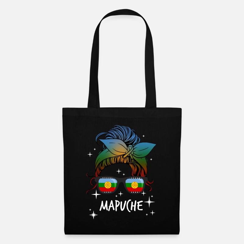 Mapuche - Stoffbeutel - Schwarz