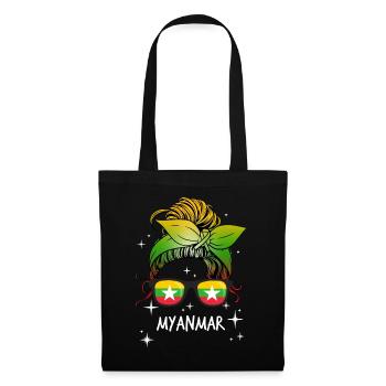 Myanmar - Tote Bag - black - Front