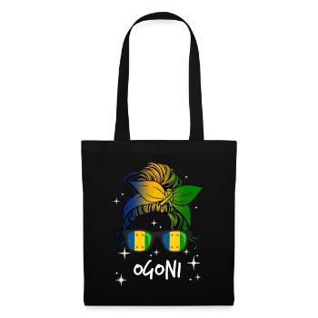 Ogoni - Stoffbeutel - Schwarz - Vorne