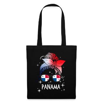 Panama - Stoffbeutel - Schwarz - Vorne