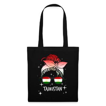 Tajikistan - Tote Bag - black - Front