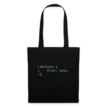 CSS Titanic - Sac en tissu - noir - Devant