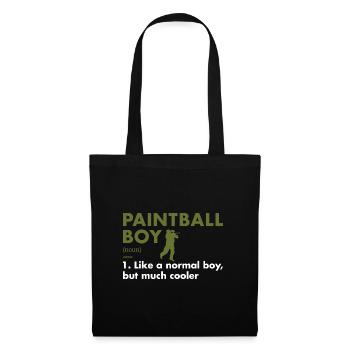 Sport Boy Définition Paintball - Sac en tissu - noir - Devant