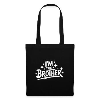 Frère Grand Frère Frère Famille - Sac en tissu - noir - Devant