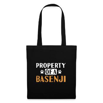 Dog Property Of A Basenji - Tote Bag - black - Front