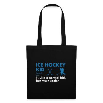 Sport Kid Definition Ice Hockey - Stoffbeutel - Schwarz - Vorne