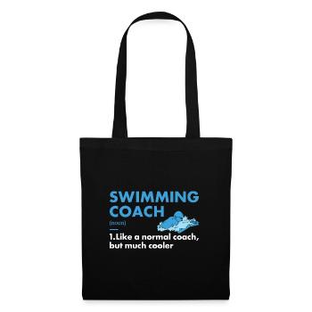 Sport Coach Swimming - Stoffbeutel - Schwarz - Vorne
