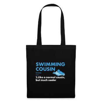 Sport Cousin Swimming - Stoffbeutel - Schwarz - Vorne