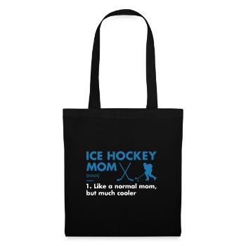 Sport Mom Definition Ice Hockey - Stoffbeutel - Schwarz - Vorne