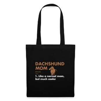 Dachshund Mom Definition - Tote Bag - black - Front