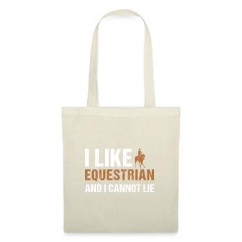 Sport I Like Equestrian - Stoffbeutel - Natur - Vorne