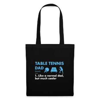 Sport Dad Definition Table Tennis - Tote Bag - black - Front