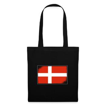 Flag of Denmark Scandinavia Danish Flag Travel - Tote Bag - black - Front