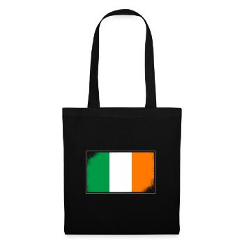Ireland Flag Vintage Irish Flag Dublin - Tote Bag - black - Front