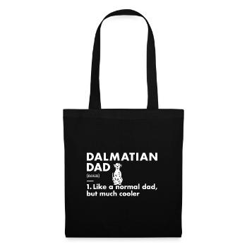 Définition de papa dalmatien - Sac en tissu - noir - Devant