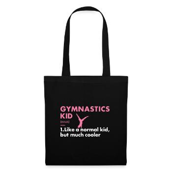 Sport Kid Gymnastics - Stoffbeutel - Schwarz - Vorne