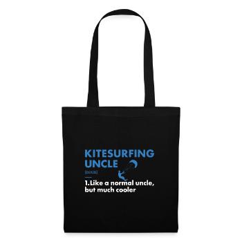 Sport Uncle Kitesurfing - Tote Bag - black - Front