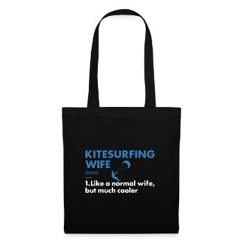 Sport Wife Kitesurfing - Tote Bag - black - Front