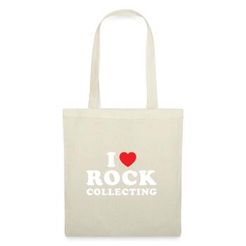 Rock Collector I Love Rock Collecting - Stoffbeutel - Natur - Vorne