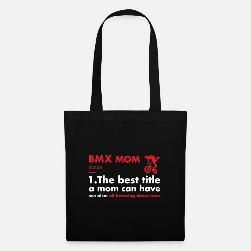 Sport Mom Definition BMX - Stoffbeutel - Schwarz