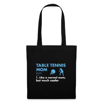 Sport Maman Définition Tennis de Table - Sac en tissu - noir - Devant