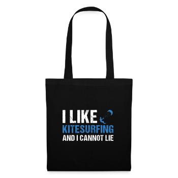 Sport J’aime le kitesurf - Sac en tissu - noir - Devant