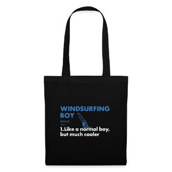 Sport Boy Windsurfing - Tote Bag - black - Front