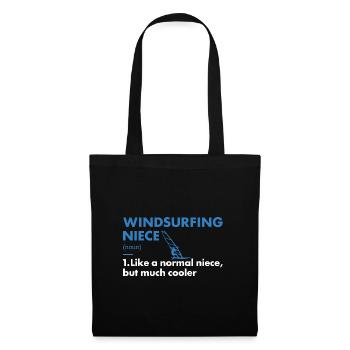 Sport Niece Windsurfing - Tote Bag - black - Front