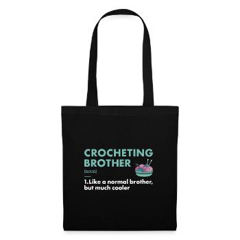 Crochet Brother Définition Crochet - Sac en tissu - noir - Devant