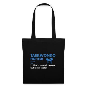 Sport Fighter Definition Taekwondo - Tote Bag - black - Front