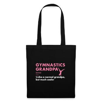Sport Grandpa Gymnastics - Stoffbeutel - Schwarz - Vorne