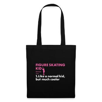 Sport Kid Figure Skating - Stoffbeutel - Schwarz - Vorne