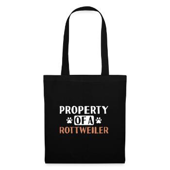 Property Of A Rottweiler - Tote Bag - black - Front