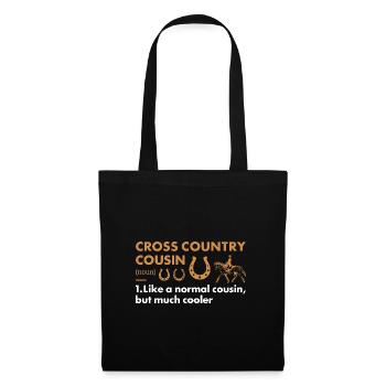 Rider Cousin Definition Cross Country - Tote Bag - black - Front