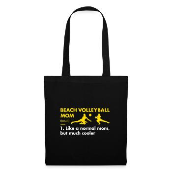 Sport Maman Définition Volleyball de plage - Sac en tissu - noir - Devant
