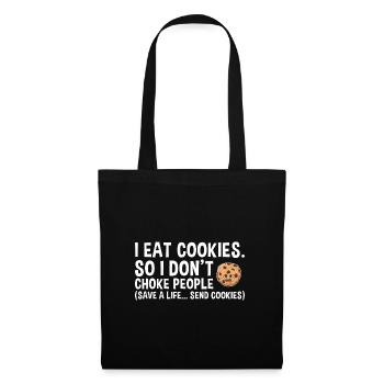 Baking Save A Life... Send Cookies Cookie - Tote Bag - black - Front