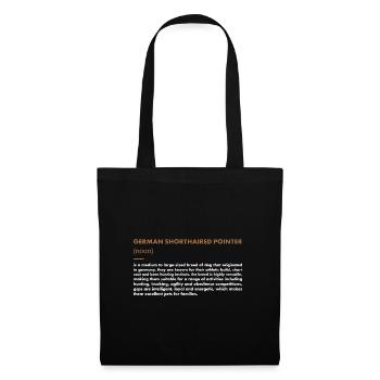 German Shorthaired Pointer Definition - Tote Bag - black - Front
