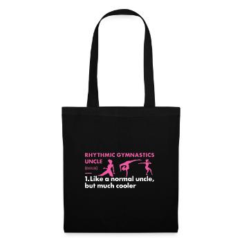 Gymnast Uncle Definition Rhythmic Gymnastics - Stoffbeutel - Schwarz - Vorne